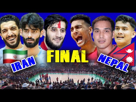 Final match - IRAN VS NPC INTERNATIONAL VOLLEYBALL MATCH LIONS CUP 2082
