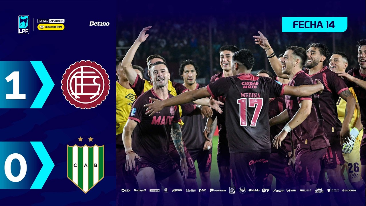 CA Lanús vs Banfield Highlights