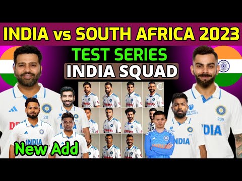 India Tour Of South Africa Test Series 2023 | Team India Test Squad vs Sa |Ind vs Sa Test Squad 2023