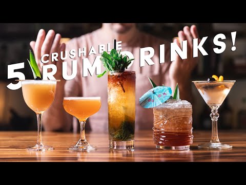 5 elevated RUM drinks that are dang delicious