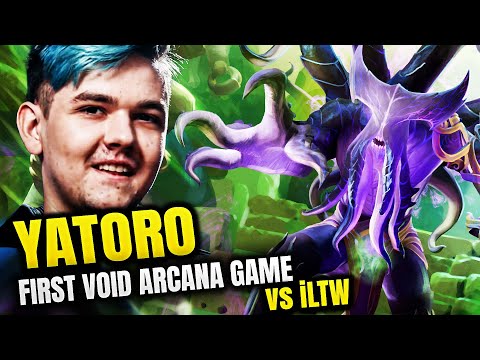 YATORO NEW Faceless Void Arcana FIRST Pro Gameplay Dota 2 vs iLTW