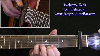 John Sebastian Welcome Back Intro Guitar Lesson