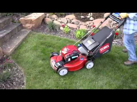 All-Wheel Drive Toro Lawn Mower