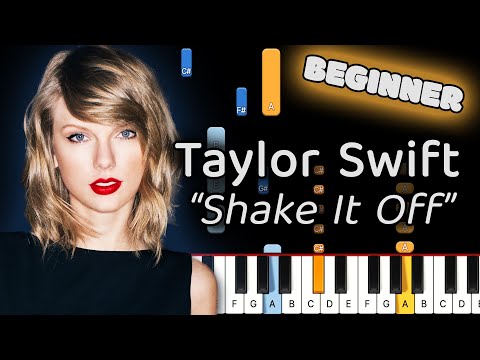 Wersja na fortepian dla początkujących – Shake It Off Taylor Swift (wersja łatwa i przyjemna)