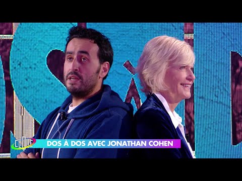 Jonathan Cohen dos à dos avec Catherine Ceylac - Clique - CANAL+