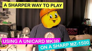 A Sharper way to play: Using a Unicard Mk3b on the Sharp MZ 1500  #Retro #Retrogames #Retrogaming