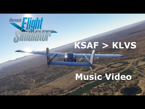 Landing in Las Vegas - MSFS (4K) - KSAF - KLVS