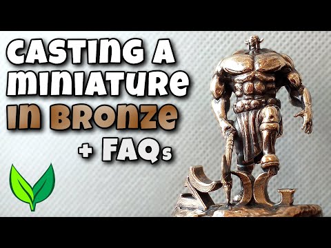 Casting Warhammer style Miniature in Bronze - Thrud the Barbarian tribute plus FAQs - by VOGMAN