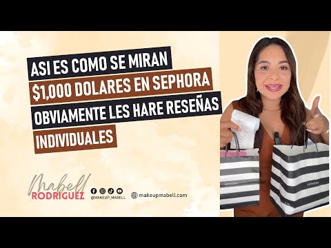 Asi es como se miran $1,000 dolares en Sephora 😳🫠🥹.. Obviamente les hare reseñas individuales de