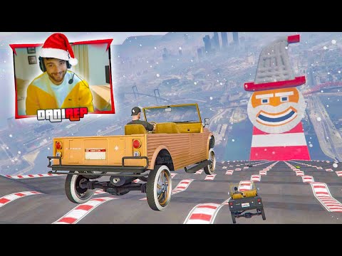 MEGA RAMPA 899.000% IMPOSIBLE! ESPECIAL PAPA NOEL!! - GTA V ONLINE