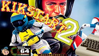 KIKSTART II – Commodore 64 (1987) | Iconic 8-Bit Motorcycle Trials with Track Editor
