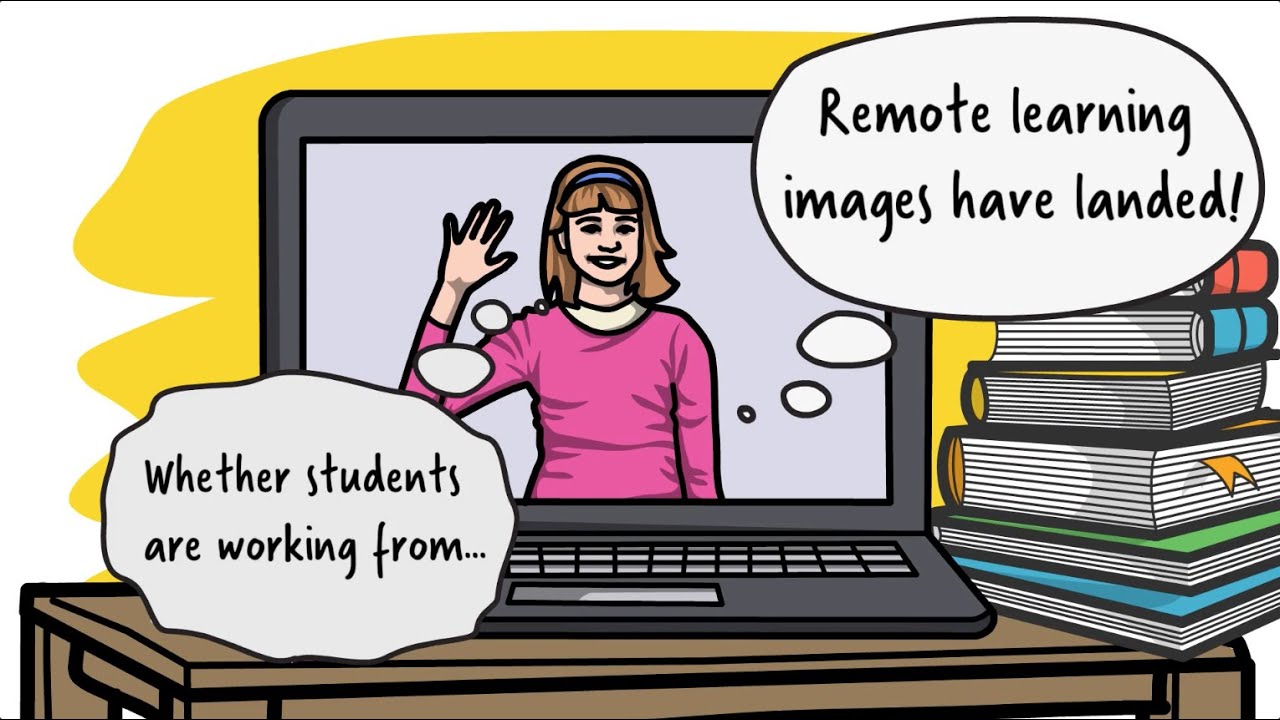 Remote learning images and graphics | VideoScribe