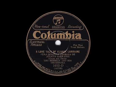 1928 Leo Reisman - A Love Tale Of Alsace Lorraine (Don Howard, vocal)