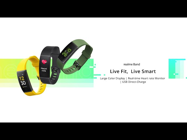 Realme Band Pulsera de Actividad Negra video