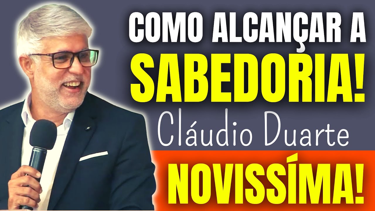 💥 COMO ALCANÇAR A SABEDORIA / Pastor Cláudio Duarte, pregação evangélica, pastor engraçado, NoAlvo