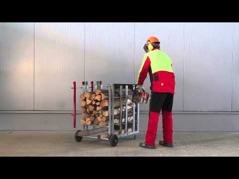 HAF Junior-Sägebock - Sägen von 1/4 Ster Hartholz mit dem Junior-Sägebock