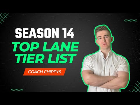 SEASON 14 TOP LANE TIER LIST