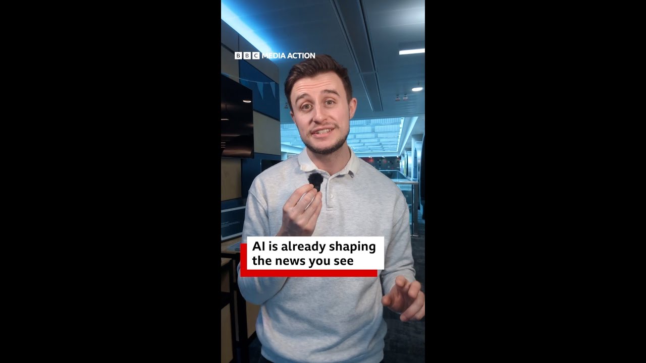 AI is everywhere - and it’s already shaping the news you see every day - BBC Media Action #shorts