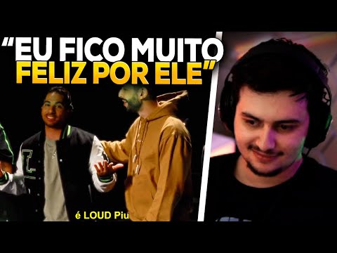 GABE REAGE ao anúncio do PIUZINHO na LOUD
