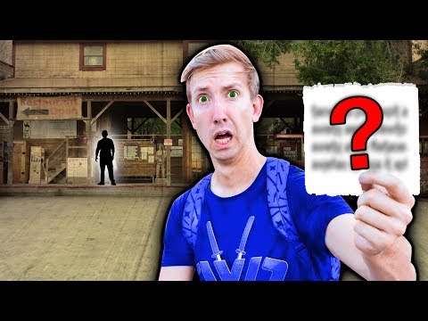 ESCAPE PROJECT ZORGO Trap in ABANDONED GHOST TOWN (Found Treasure Map & Secret Note)