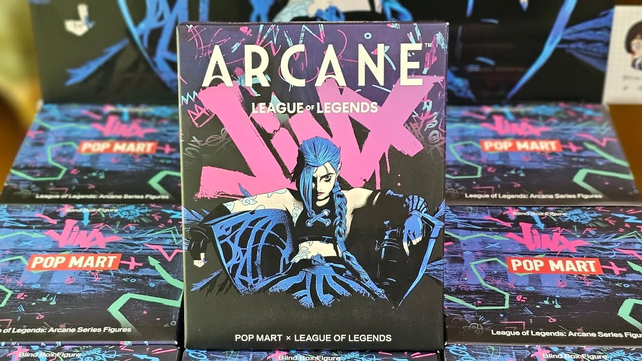 ⚡️Pop Mart x League of Legends: Arcane blind box case unboxing!