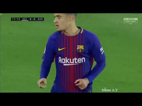 Philippe Coutinho vs Sevilla  31/03/2018