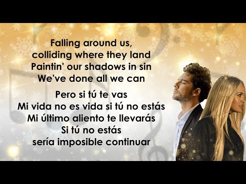 David Bisbal, Carrie Underwood - Tears Of Gold (Lyrics/Letra)