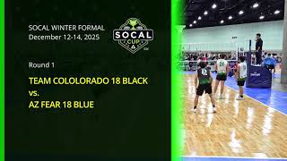 2025 Socal Winter Formal - Round 1: TCV 18 Black vs AZ ...