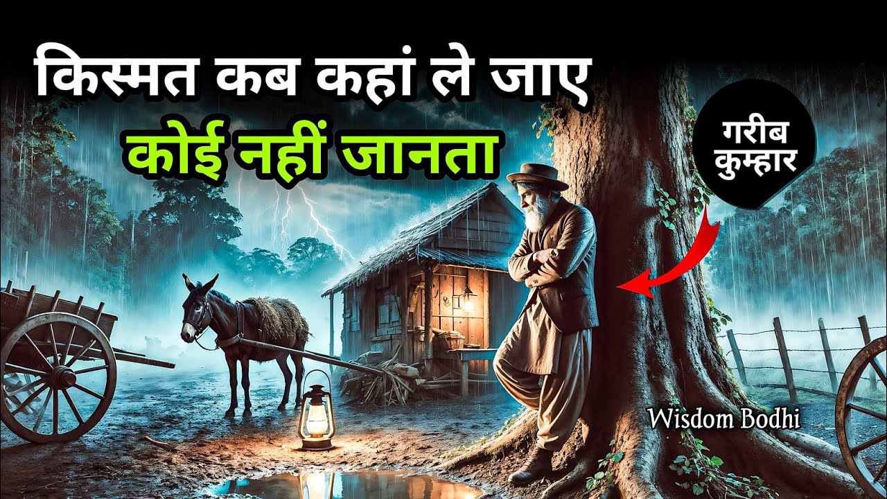 कैसे गधे ने ग़रीब कुम्हार की जिंदगी बदली | Powerful Motivation Story | Wisdom Bodhi