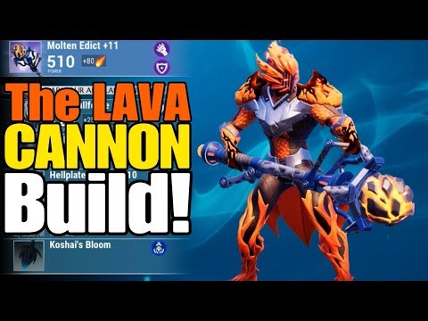 Dauntless - The Lava Cannon Build! (Molten Edict)