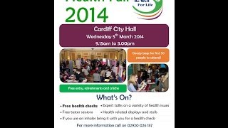 preview picture of video 'MEC Health Fair 2014 @ Cardiff City Hall'