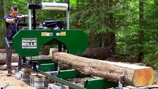 We Got a Portable Sawmill!- Log Cabin Update- Ep 8.1