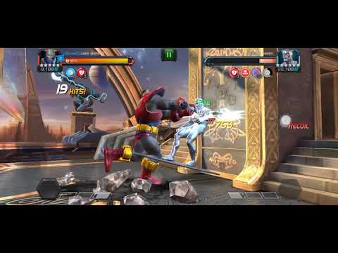 5star rank 4 TERRAX easily defeating 6star rank 3 SILVER SURFER