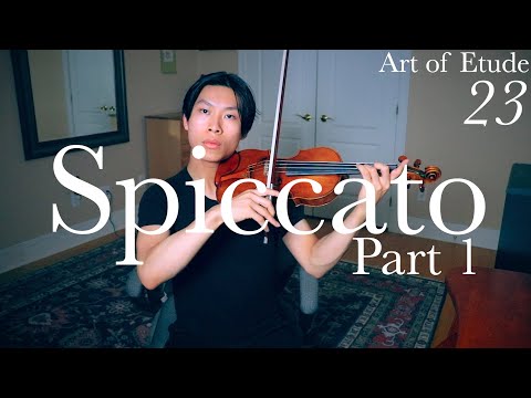 Spiccato on the Violin part 1 | Art of Etude Ep. 23 | Rode Caprice No. 17 | Kerson Leong
