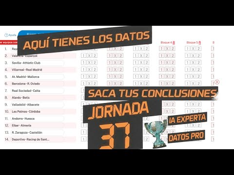 QUINIELA JORNADA 37 🤖 ANÁLISIS IA Y PRONÓSTICOS | LA LIGA EA SPORTS 25/26