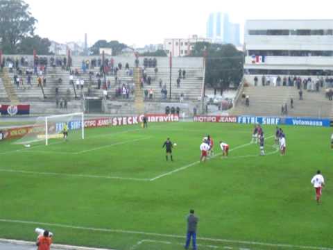 paraná x guara - gol de Lúcio Flávio em cobrança de penalidade máxima