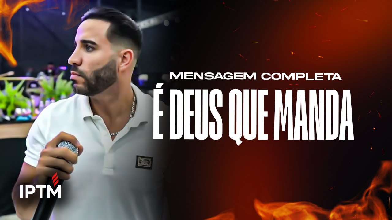 MENSAGEM COMPLETA: Não é Você Quem Manda, é Deus Quem Manda - Pr Leonardo Sale