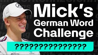 Mick Schumacher Teaches Us the Longest German Words!