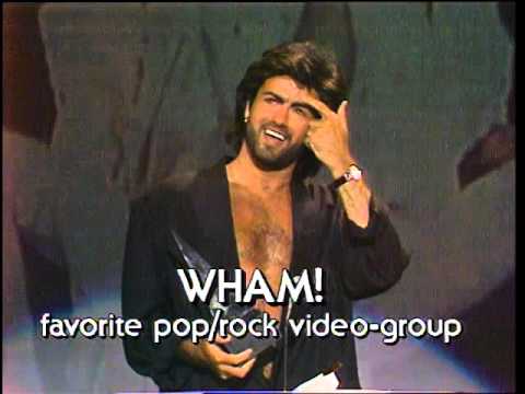 Wham! Win Pop/Rock Group Video - AMA 1986