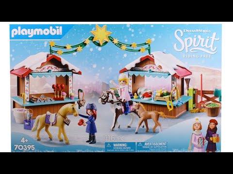 Playmobil Spirit Riding Free A Miradero Christmas Set Unboxing Review