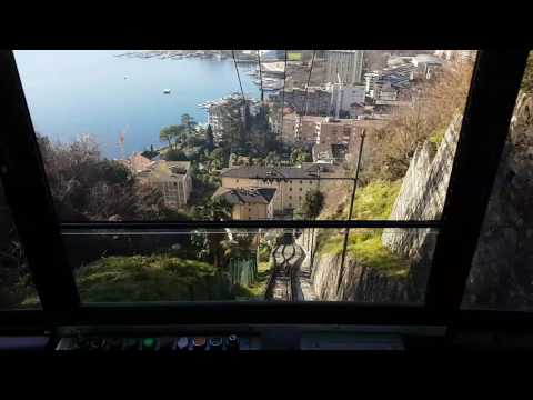Suvigliana to Cassarate - Lugano Monte Brè automatic cable car