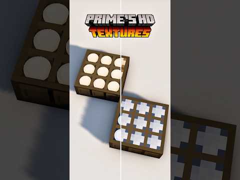 Daylight detector 16x vs 512x #Minecraft #resourcepack