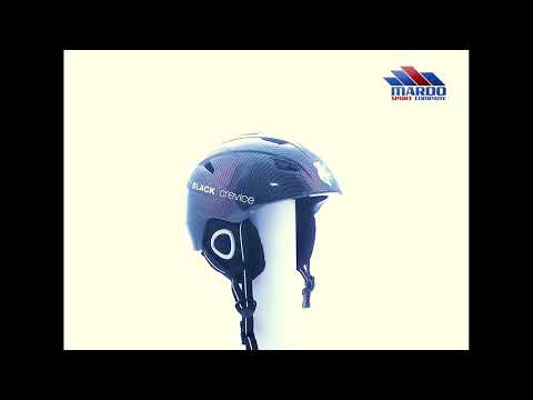 HE190006 lyžiarska snowboardová helma BLACK CREVICE CARBON 2019, antibacterial, nastaviteľná, air ve