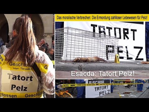 Tierbefreiungstreff (vormals Tierrechtstreff) Münster erklärt ESCADA zum "Tatort Pelz!"