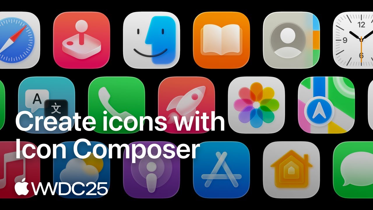 WWDC25: Create icons with Icon Composer | Apple