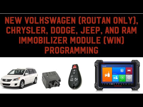 CHRYSLER DODGE JEEP RAM VW ROUTAN NEW OR USED WIRELESS IGNITION MODULE PROGRAMMING