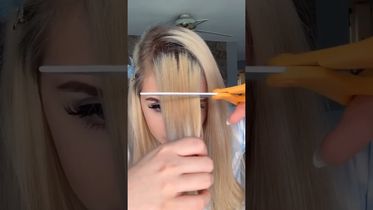 MACKENZIE CUTS HER HAIR.... 😂 #SHORTS