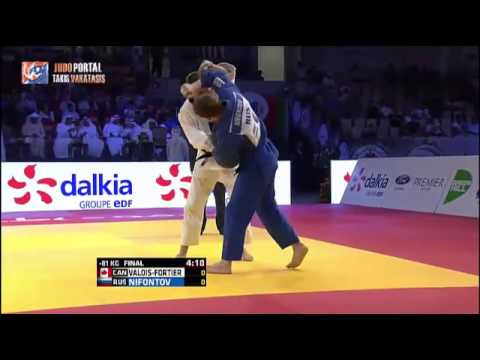 Judo Grand Slam Abu Dhabi 2014 Final -81kg VALOIS-FORTIER (CAN) vs. NIFONTOV Ivan (RUS)