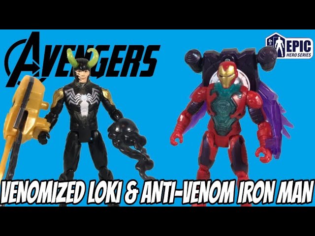 Vídeo relacionado con Hasbro Marvel Angers Epic World of Action, Anti-Venom Iron Man, Figura de Acción Coleccionable, Armadura Roja y Dorada, Accesorio, Regalo para Niños y Niñas de 4 Años o Más, Juego de Acción