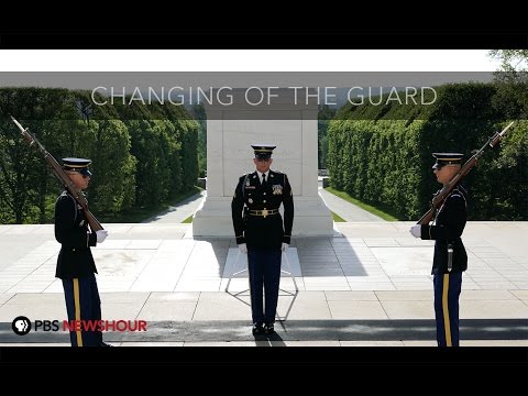 Watch Changing of the Guard at Arlington